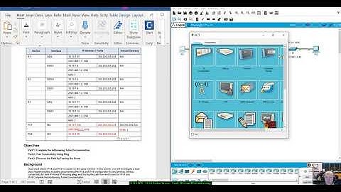 CCNA ITN - 13.2.6 Packet Tracer - Verify IPv4 and IPv6 Addressing