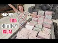 ISLAS 11th BIRTHDAY MORNING OPENING PRESENTS!