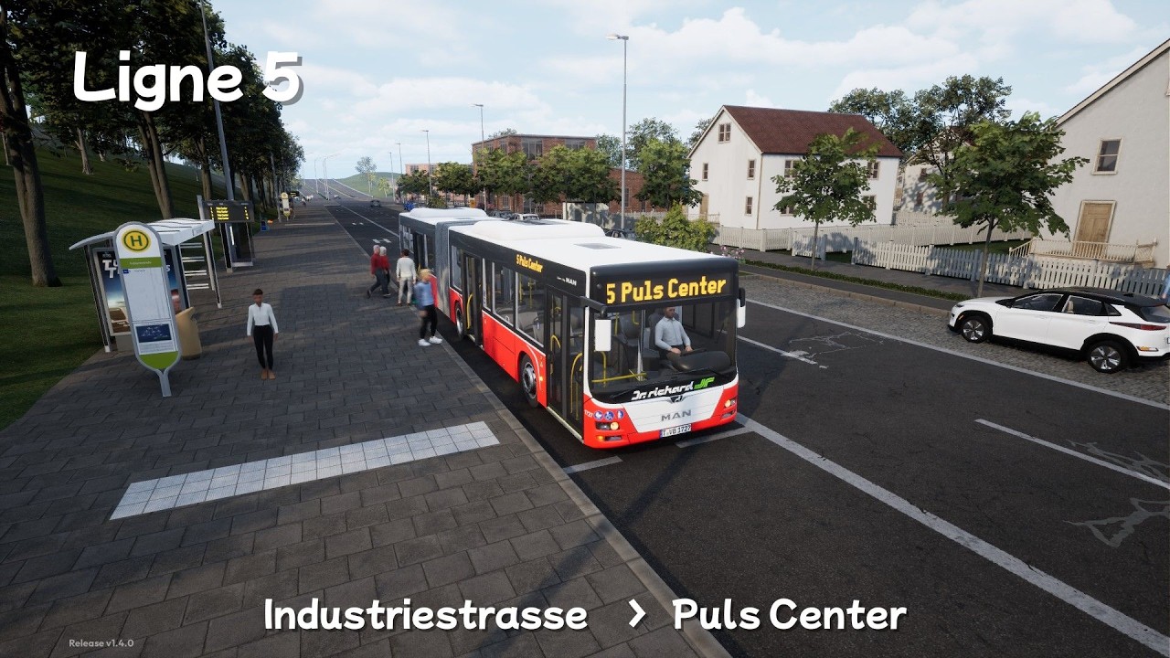 City Transport Simulator - Saison 3 Ligne 5  A23 _ INDUSTRIESTRASSE----PULS CENTER
