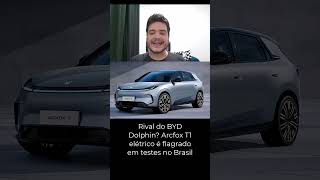 Rival do BYD Dolphin? Arcfox T1 elétrico é flagrado em testes no Brasil #arcfox #arcfoxt1 #t1