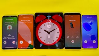 Alarm Clock & Incoming Calls Samsung S9, Samsung S21, Samsung Z Fold3, Samsung J8, Samsung S22