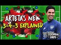 Mikel Arteta’s NEW 3-4-3 | Arsenal 2019/20 Tactics Explained