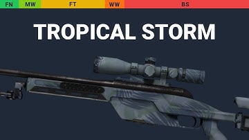 SSG 08 Tropical Storm - Skin Float And Wear Preview