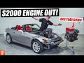 Building A Turbocharged Honda S2000 AP2 - Part 3 - Engine Out &amp; Tear Down!