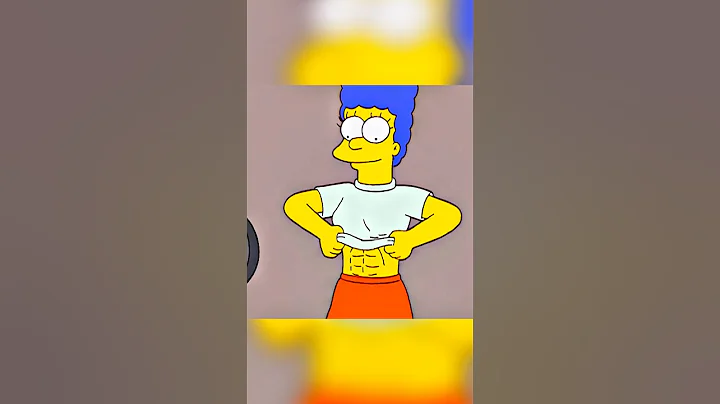 Marge Gets Washboard Abs 🤣😂 #simpsons #shorts
