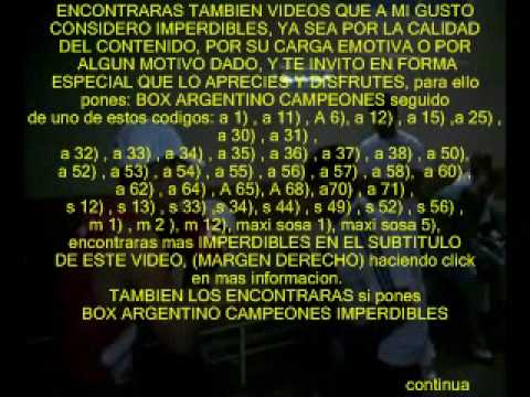 COMO ENCONTRAR LOS MEJORES VIDEOS DE BOX ARGENTINO...