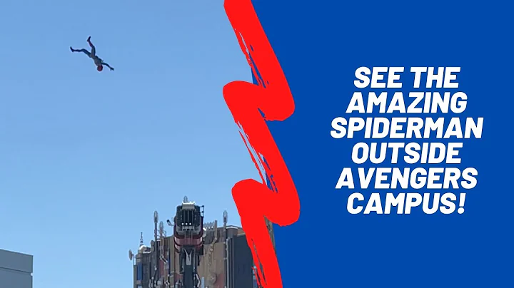 Spiderman Stuntronic as Seen from OUTSIDE Avengers Campus!