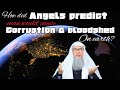 How did the angels predict that man would cause bloodshed  corruption on earth  assim al hakeem