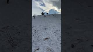 Insane sledding