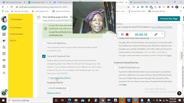 How To Add your Pixel ID To Your Mailchimp Landing Page - By Paddy Ransom