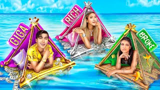 Kaya vs Miskin vs Super Kaya / Cara Bertahan Hidup Di Pulau Terpencil