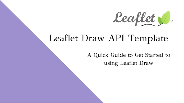 React TypeScript Leaflet Draw API - Get Started Template