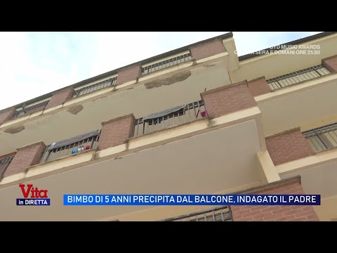 5-year-old boy falls from balcony, father under investigation - Vita in diretta 09/18/2026
