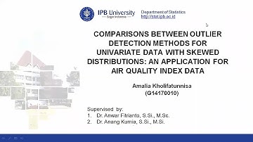 Seminar:Comparisons Between Outlier Detection Methods for UnivariateData with Skewed Distributions
