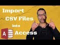 Importer des fichiers csv dans access  pt1