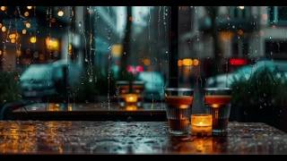 【雨音ambient】窓辺の雨と夜のカフェ｜睡眠・リラックス用