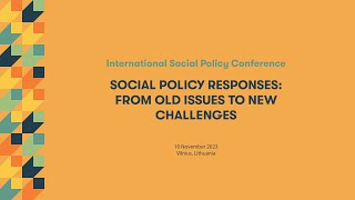 PARALLEL SESSION 2 | SOCIAL POLICY &amp; WELFARE