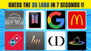 Guess the LOGO in 7 second | Guess the logo challenge | Logo quiz 🧠 by Quiz Junction 28 views 4 months ago 4 minutes, 3 seconds