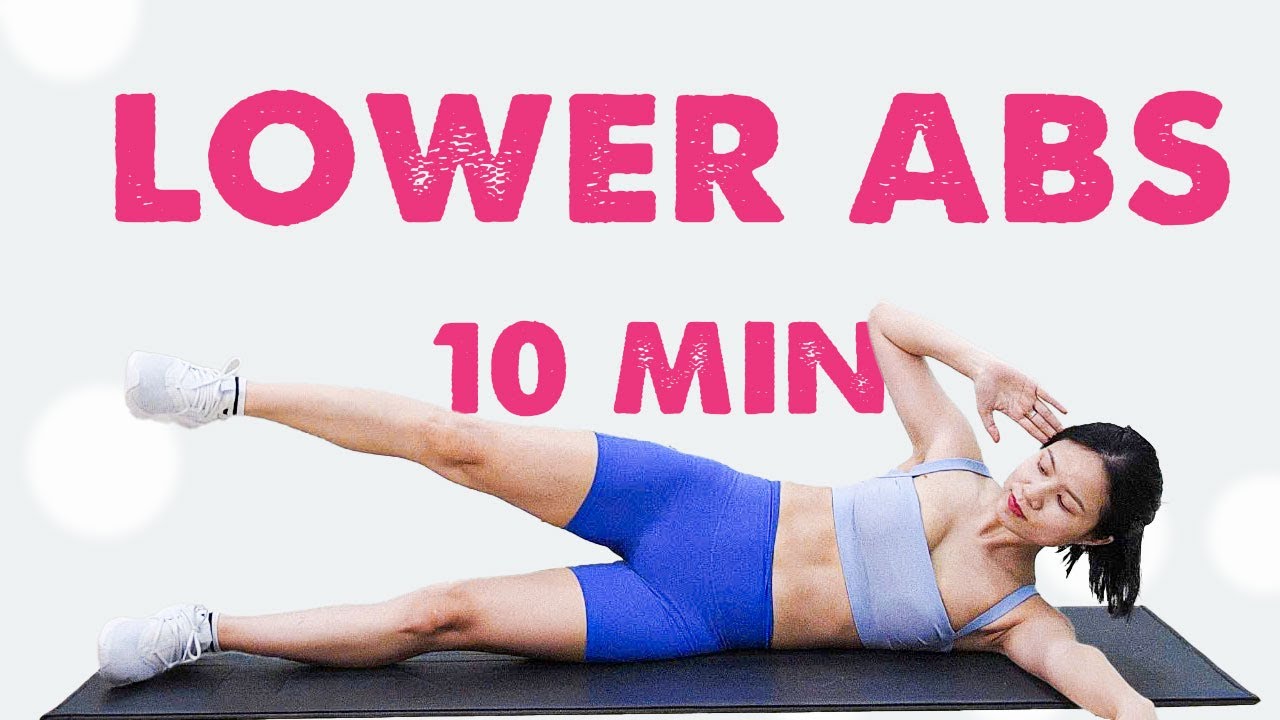 10 MIN LOWER ABS WORKOUT No Repeat, No Equipment - YouTube