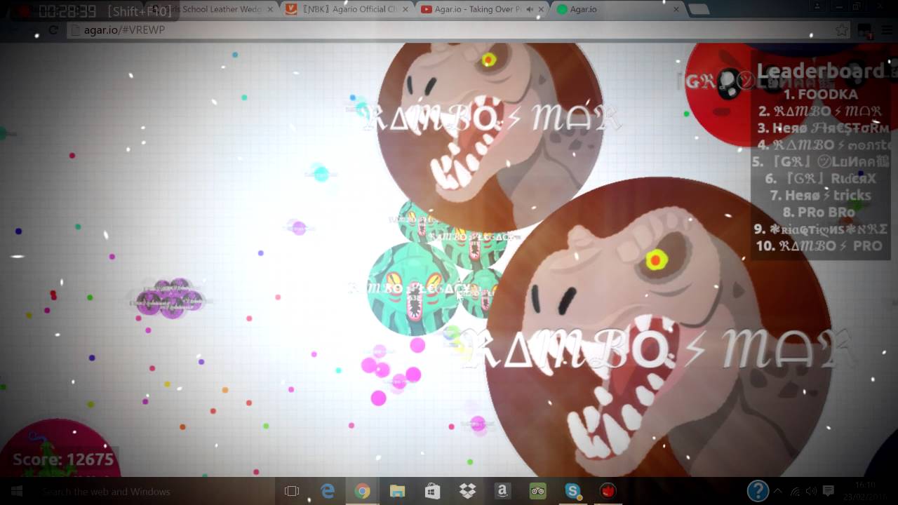 AWESOME EDITING! // BEST MOMENTS #2 // AGAR.IO (Short Video!)