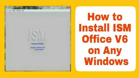How to Install ISM OFFICE VERSION 6 || ALL Marathi Fonts Support