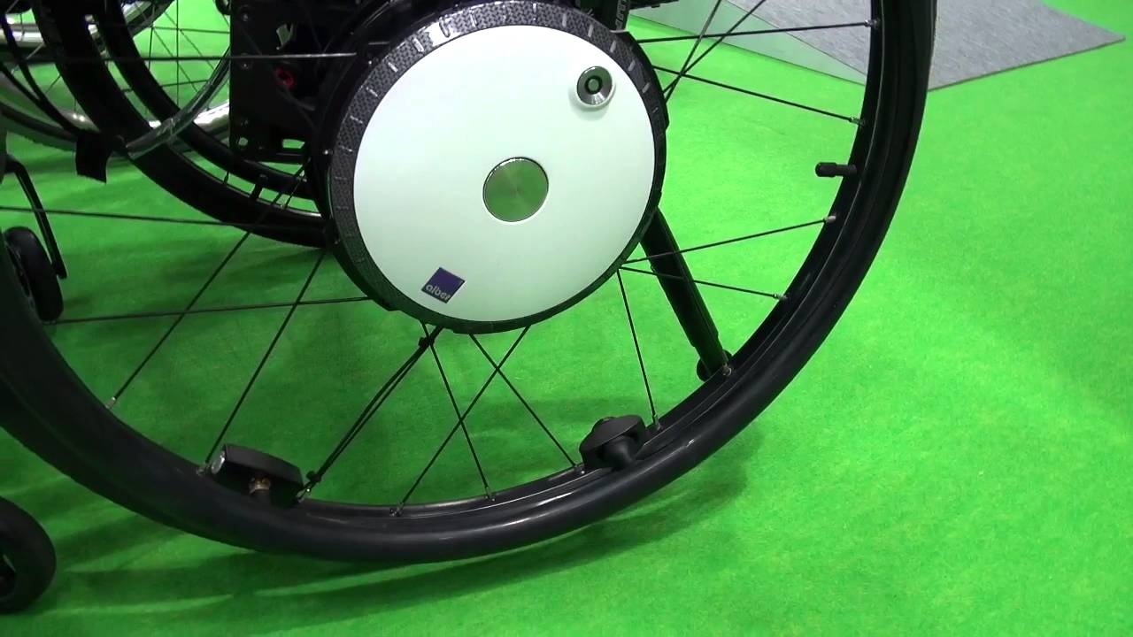 パワーアシスト車いすホイール「Alber / twion」 - YouTube