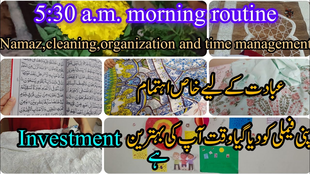 5:30 a.m morning routine vlog.Invest your time on relations.