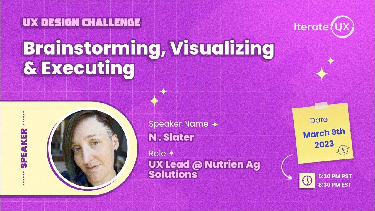 UXD workshop | Brainstorming, visualizing, & executing | 2023 - YouTube