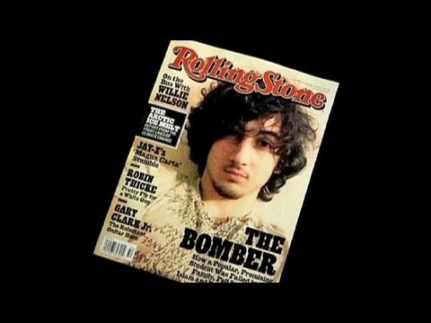 صورة تسارنييف على صفحة الرئيسية ل رولينغ ستون