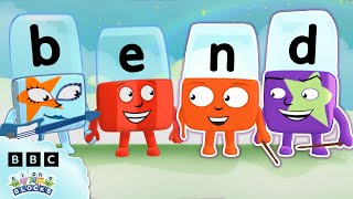 2 letter ends blends consonant clusters learn to read and spell alphablocks