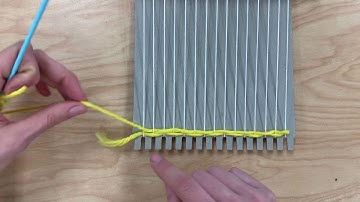 5 Bird Weaving part 2: tabby weave