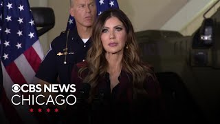 Kristi Noem announces more than 200 immigration arrests in Indiana