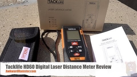 Tacklife HD60 Digital Laser Distance Meter Review