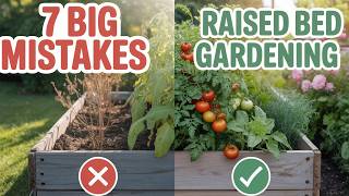 7 Raised Bed Gardening Mistakes You Must Avoid! | Grow More With Less Work 🌿