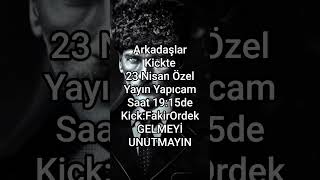 Yayın Haberi #keşfetbeniöneçıkar #valorant #ytdayibenionecikarnolur #keşfet #23nisan #kick