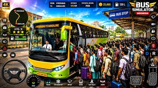 🚌 Bus Simulator Indonesia | Hyderabad to Bangalore Passenger Pickup &amp; Drop Android Gameplay