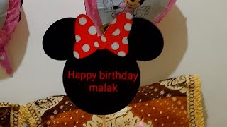 happy birthday malak /  عيد ميلاد سعيد ملاك/ملك