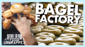 A trip Inside a Bagel Factory | Food Unwrapped