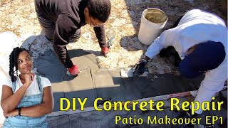 DIY Concrete Patio Repair with Quikrete | Complete Step-by-Step Guide!