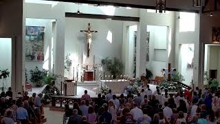 First Communion and 3rd Regular Mass at Holy Angels (5-4)