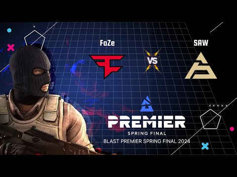 BLAST Premier Spring Final 2024 | FaZe Clan vs SAW | CS2 Highlights
