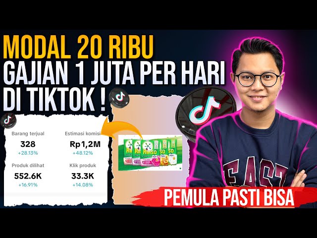 MODAL 20 RIBU, SEHARI HASILKAN JUTAAN ! PAKE RINSO u0026 DOWNEY DI TIKTOK ! NO HOAX class=