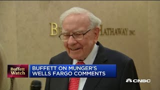 Warren Buffett on former Wells Fargo CEO Tim Sloan: 'He's an excellent banker'