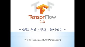 [TensorFlow 2.x 강의 22] GRU 구조와 동작원리