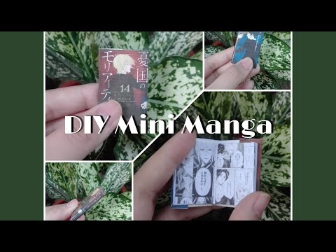 DIY Mini Manga | Moriarty The Patriot | Tutorial Video | HaezNikzz