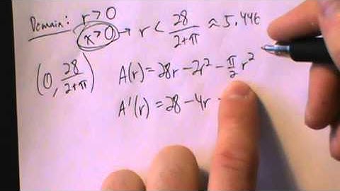 Calculus I - Applied Optimization - Example 4 - Maximize Area of Norman Window