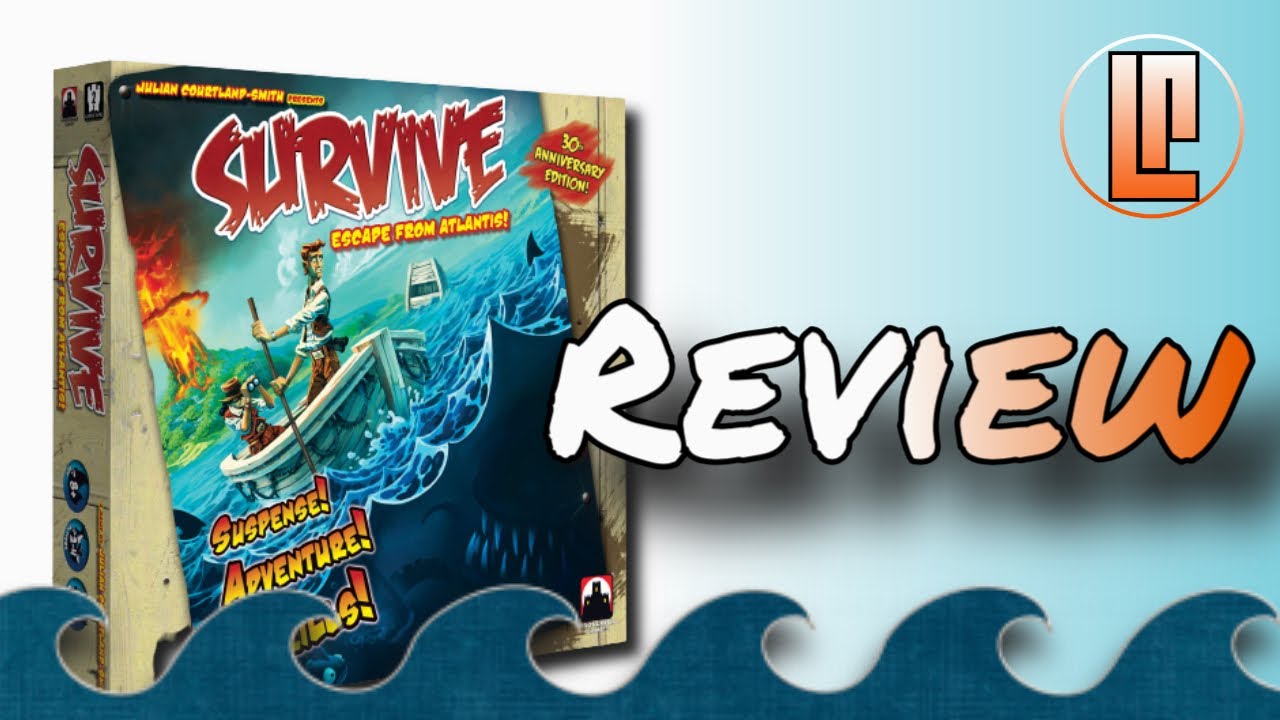 Survive - Escape from Atlantis (with expansions) - Review - aka The Island