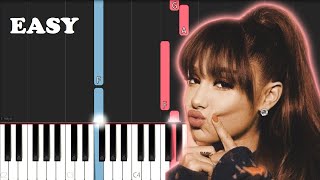 Ariana Grande - intro (end of the world) (Easy Beginner Piano Tutorial)