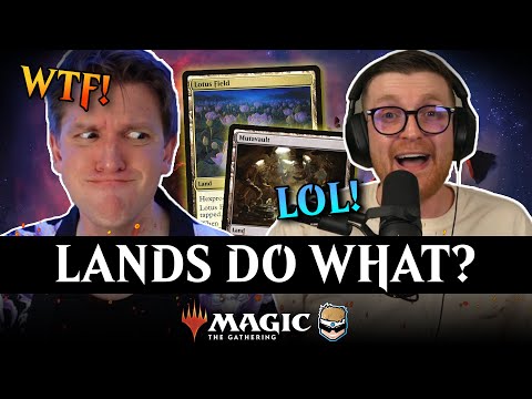 Yu-Gi-Oh player rates busted LANDS in MTG