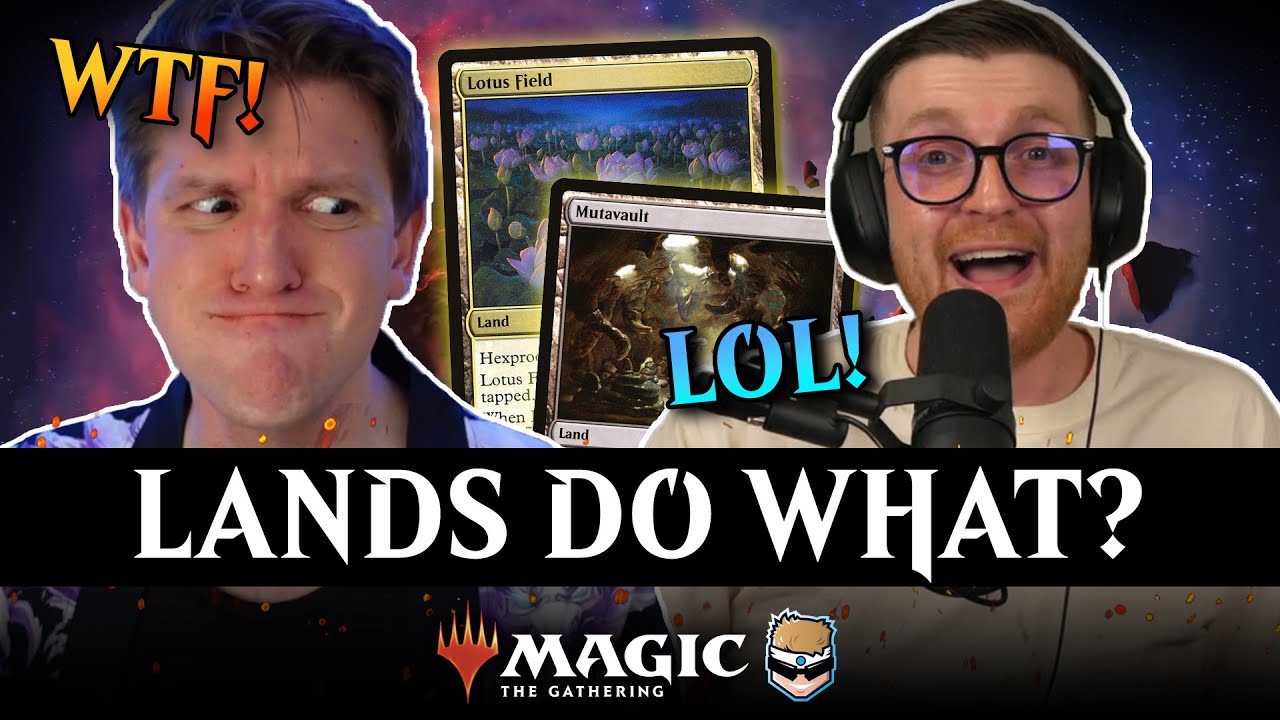 Yu-Gi-Oh player rates busted LANDS in MTG